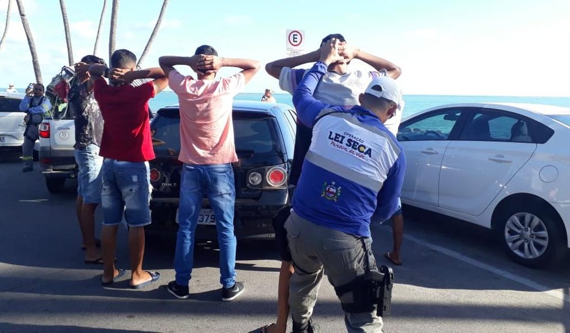 Lei Seca flagra cinco condutores sob efeito de álcool em Maceió