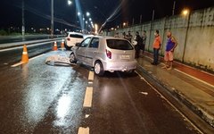 Condutor do Celta que apresentava sintomas de embriaguez colidiu no veículo da frente