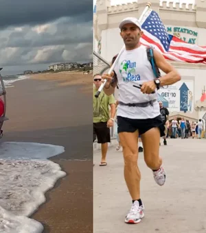 Maratonista usa 'bolha flutuante' para ir da Flórida até Bermudas pelo mar