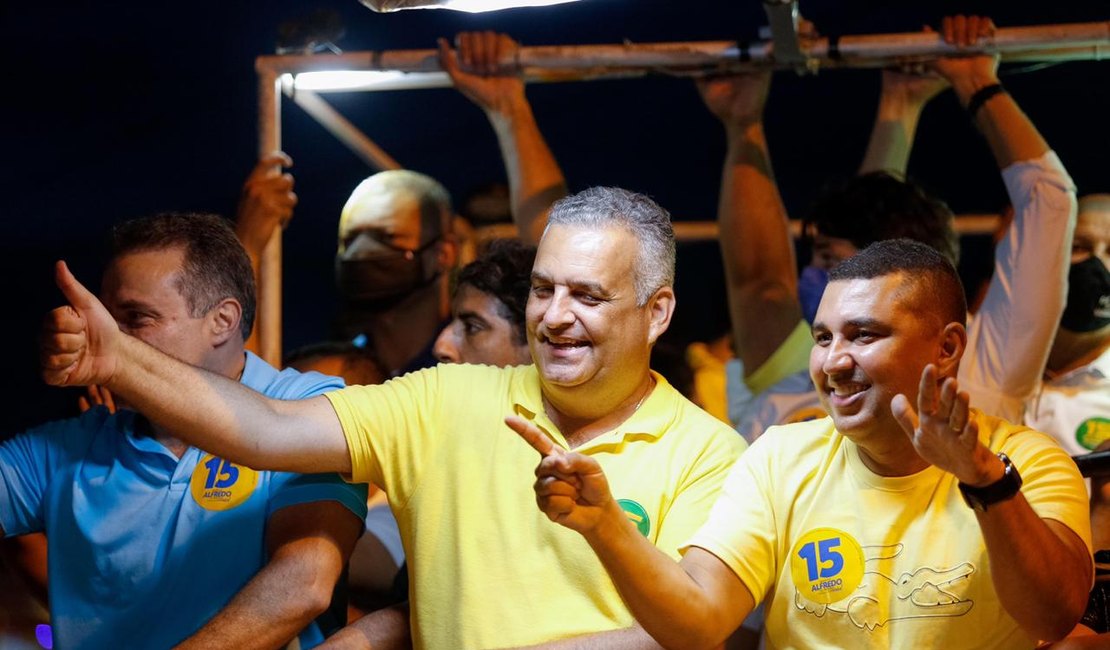 Alfredo Gaspar tem o apoio de 12 vereadores para o segundo turno das eleições