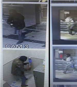 Polícia Civil divulga imagens de assaltantes de agência bancária em Teotônio Vilela