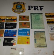 PRF prende suspeitos de praticar fraudes com cartões de crédito de terceiros
