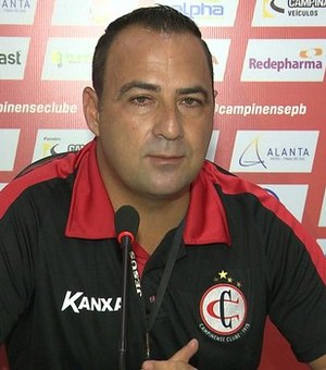 Paulo Foiani não resiste a pressão e foi demitido do comando do Campinense