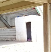 Corpo é encontrado em cima de vestiário de escola em Arapiraca