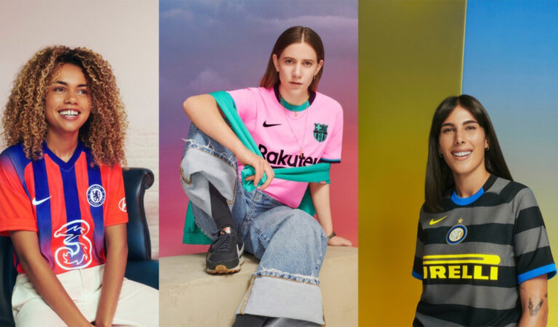 Nike lança coleção de camisas alternativas para vários de seus parceiros europeus