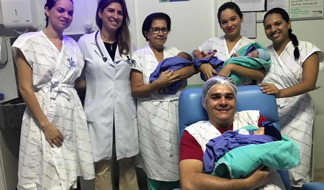 Hospital promove festa para pais de bebês de UTI Neonatal que receberão alta