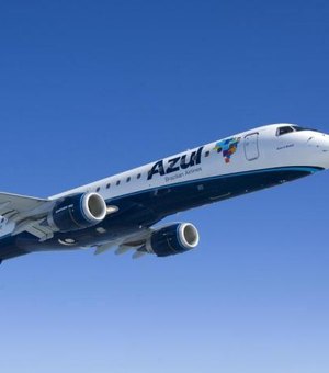 Azul disponibiliza novo voo para Maceió a partir desta segunda 
