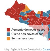Mais da metade dos municípios de AL apresentam avanço de casos de Covid-19