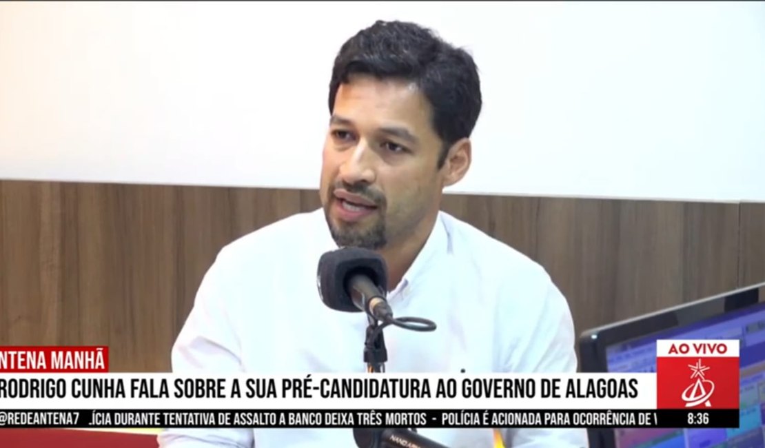 “Já definiram que o Lula ganhou as eleições sem conversar com o povo”, diz Cunha à Rede Antena 7