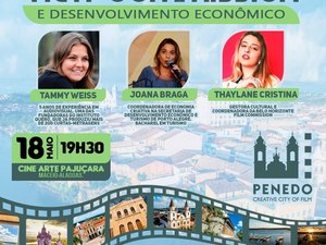Prefeitura de Penedo promove evento sobre Film Commissions, em Maceió, no próximo dia 18