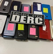 Polícia Civil entrega mais um lote de celulares recuperados nesta quarta 