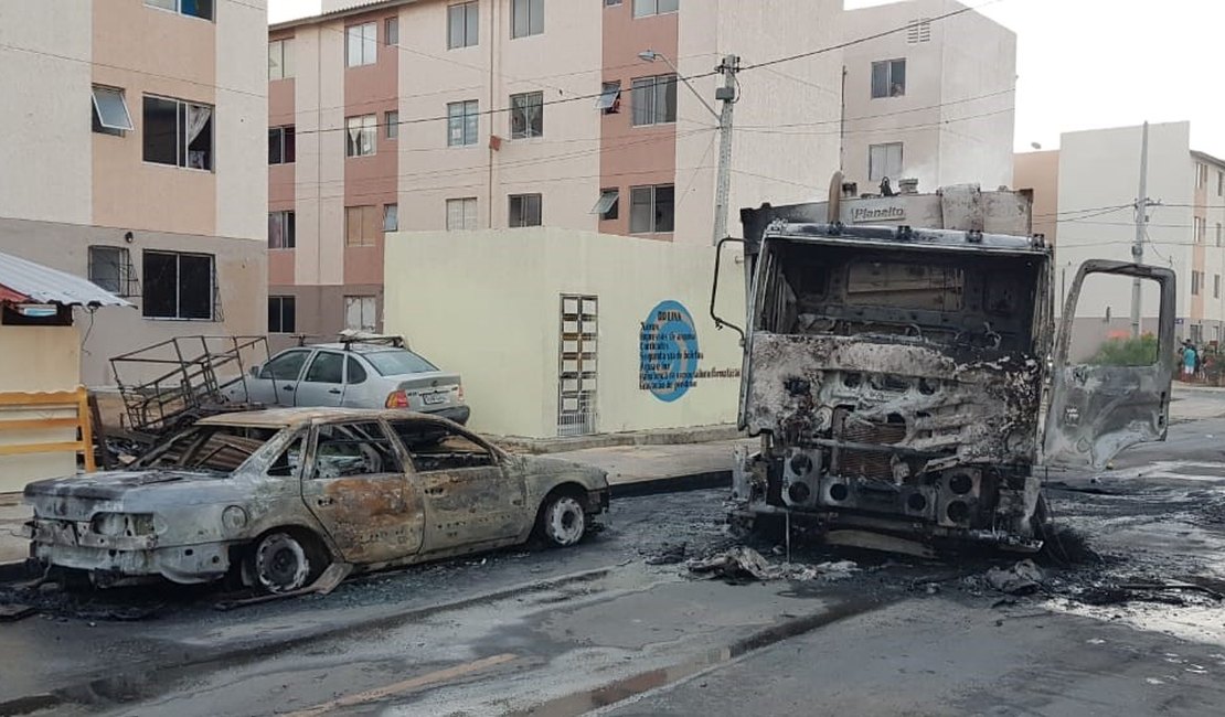 Criminosos incendeiam estação ambiental na 5ª noite de violência no Ceará