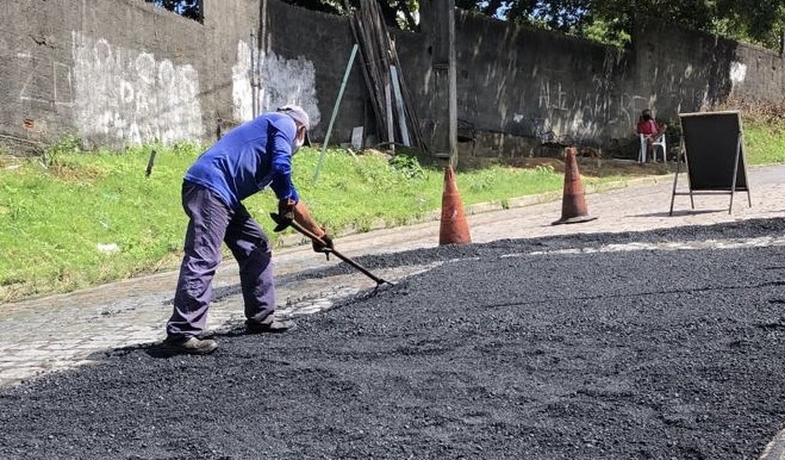 Prefeitura leva obras de pavimentação para Cidade Universitária