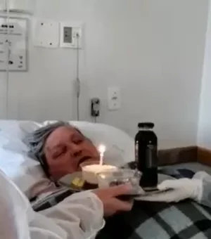 Paciente curado da covid-19 ganha festa de aniversário em hospital