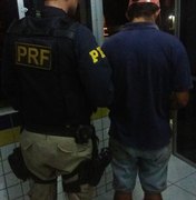 Foragido da Justiça de Sergipe é preso pela PRF em Alagoas