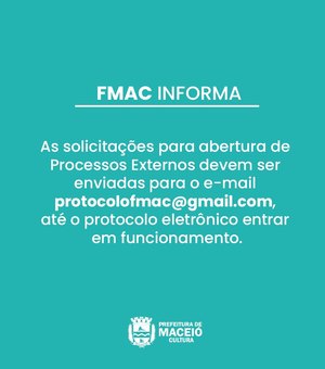 FMAC informa sobre mudança em sistema de processos