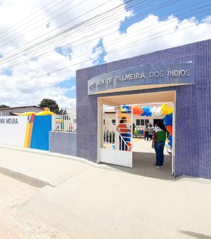 No Dia do Professor, prefeitura de Palmeira dos Índios entrega modernização de Escola Municipal