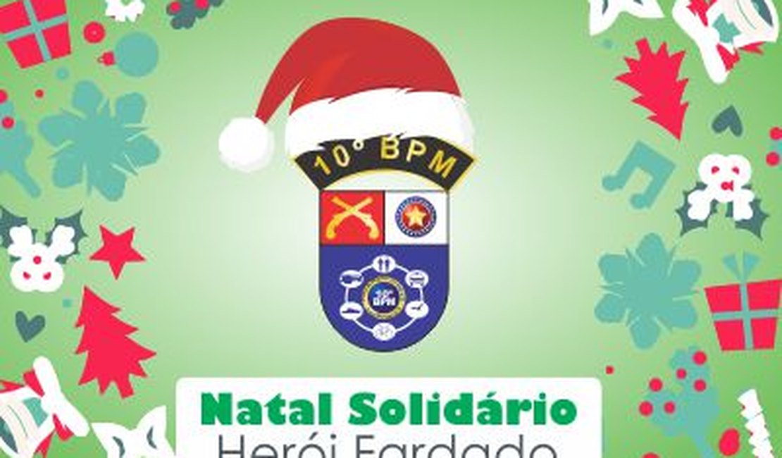 Militares do 10º BPM realizam Natal Solidário para crianças carentes de Palmeira dos Índios