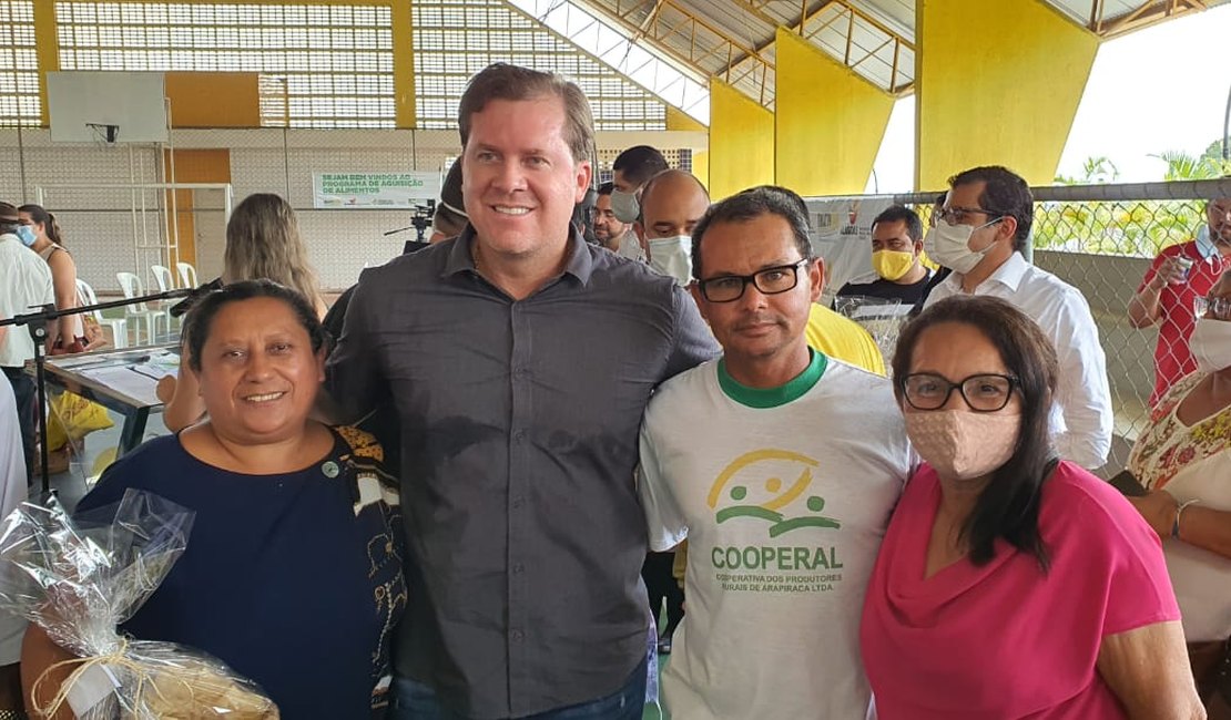 Marx Beltrão participa do lançamento do Programa de Aquisição de Alimentos em Arapiraca
