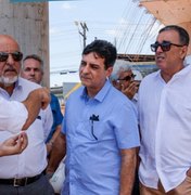 Governador visita obras do viaduto da PRF e Hospital Metropolitano 