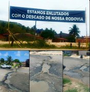 Paralisação da obra da Rodovia AL 101 Norte é alvo protesto em Maragogi