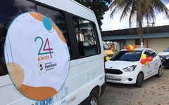Pestalozzi de Arapiraca comemora 24 anos com carreata e buzinaço