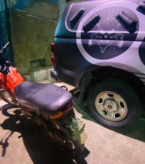 Ladrões são presos no Pau D’Arco depois de roubarem moto em Arapiraca