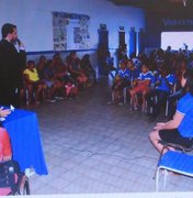 Promotoria de Justiça de Matriz de Camaragibe visita escolas públicas