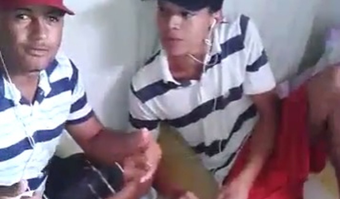 Vídeo registra uso de drogas e celulares por reeducandos no Cyridião Durval