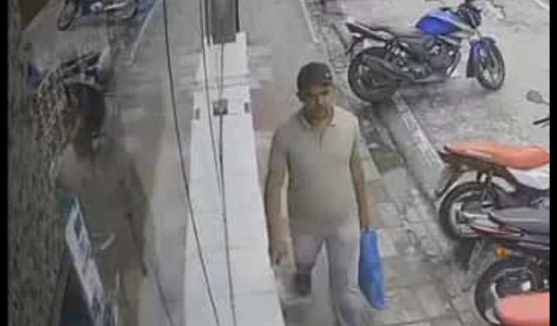 Homem aplica golpe e subtrai R$3 mil em mercadorias em uma loja do centro de Arapiraca