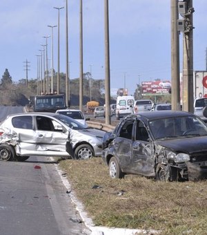 Número de acidentes de trânsito quadriplicam em Alagoas em 2021