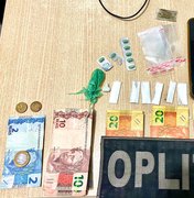 Homem é preso pela OPLIT por tráfico de drogas