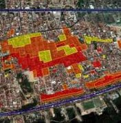 Maceió terá de esvaziar área equivalente a 78 campos de futebol sob risco de afundamento