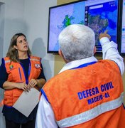 Defesa Civil registra ocorrências após fortes chuvas em Maceió