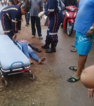 Colisão entre carro e motos deixa três feridos em Arapiraca