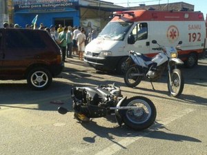 Registrado acidente entre cinquentinhas no Centro de Arapiraca