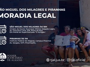 Moradia Legal beneficia famílias em São Miguel dos Milagres nesta sexta (3)