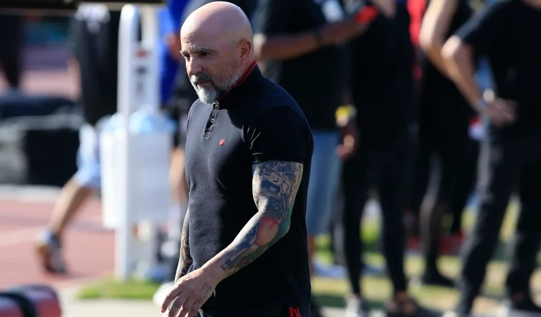Sampaoli lamenta vice na Copa do Brasil: ‘Flamengo perdeu injustamente’