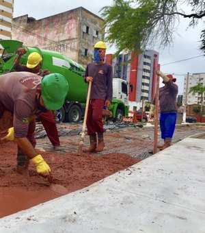 Infraestrutura inicia construção da ciclovia do Parque da Mulher, em Maceió