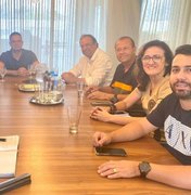 Direção do ASA se reúne com prefeito de Arapiraca para traçar planejamento