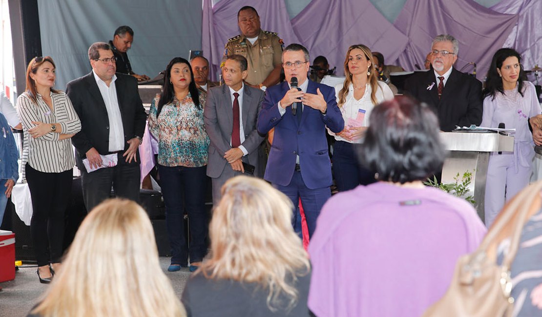Agosto Lilás: Juizado da Mulher participa do lançamento da companha em Maceió
