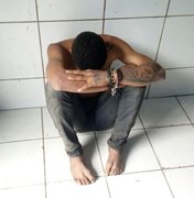 Suspeito de roubo é agredido e imobilizado por populares em Maceió