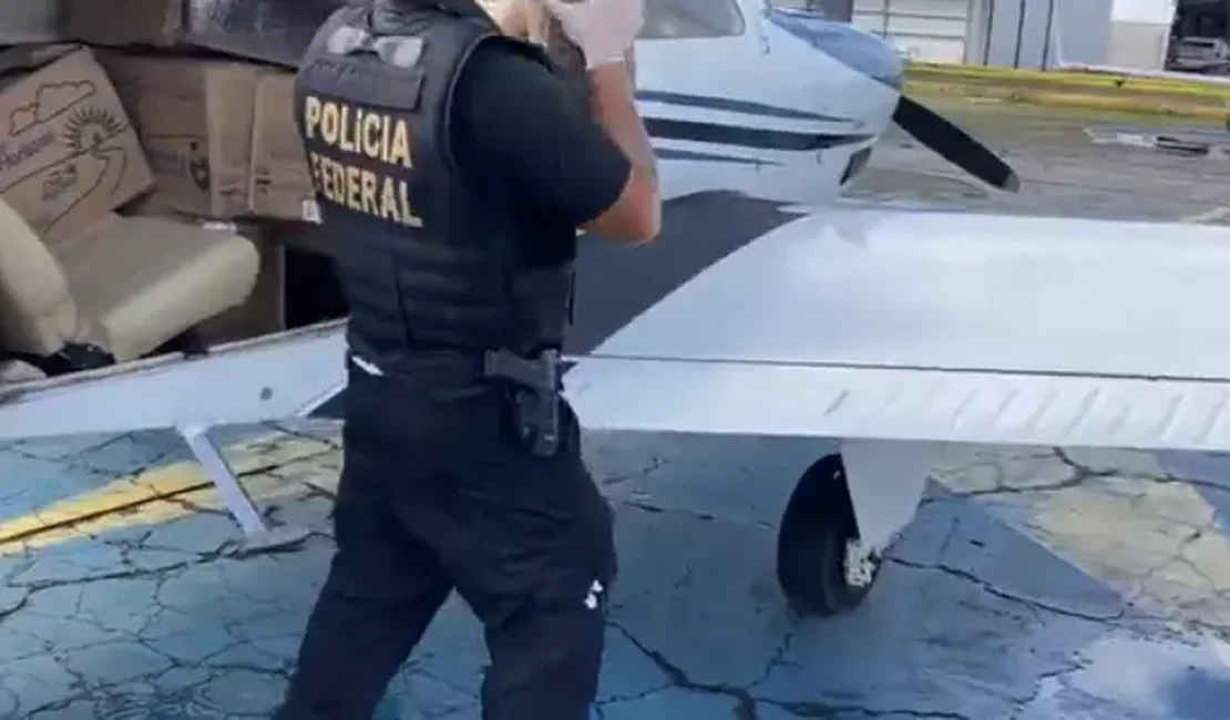 Polícia Federal apreende avião da Igreja Quadrangular com 290 kg de maconha