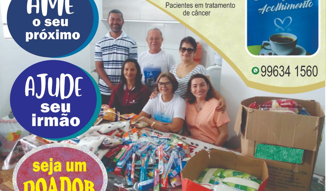 Acolhendo pacientes com câncer, projeto busca apoio para construir sede própria em Arapiraca