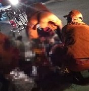 Acidente de motocicleta deixa jovem com fratura exposta em Rio Largo