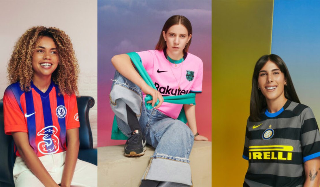 Nike lança coleção de camisas alternativas para vários de seus parceiros europeus