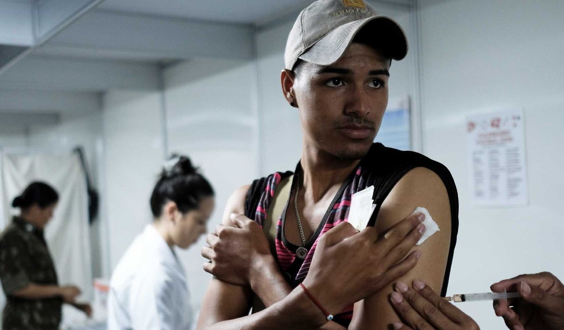 Venezuelanos recebem diversas vacinas no Brasil