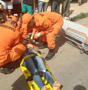Casal cai de cinquentinha após mulher passar mal em Arapiraca