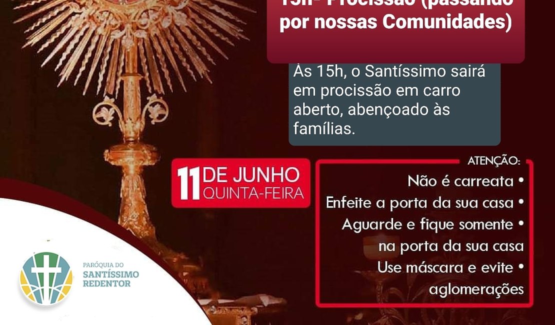 Com programação especial, católicos celebram Corpus Cristhi em Arapiraca