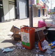 Arapiraca amanhece tomada por lixo no Dia da Proclamação da República